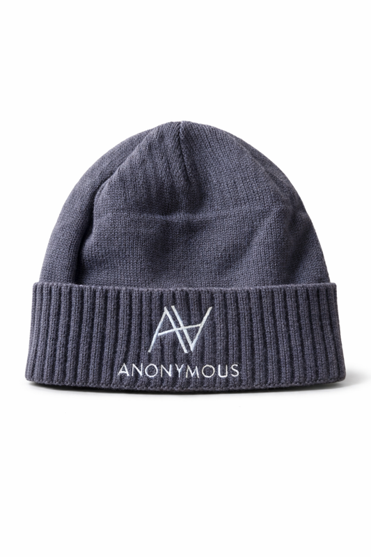 ANONYMOUS GREY BEANIE