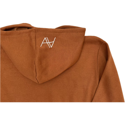 BURNT ORANGE PULOVER HOODIE